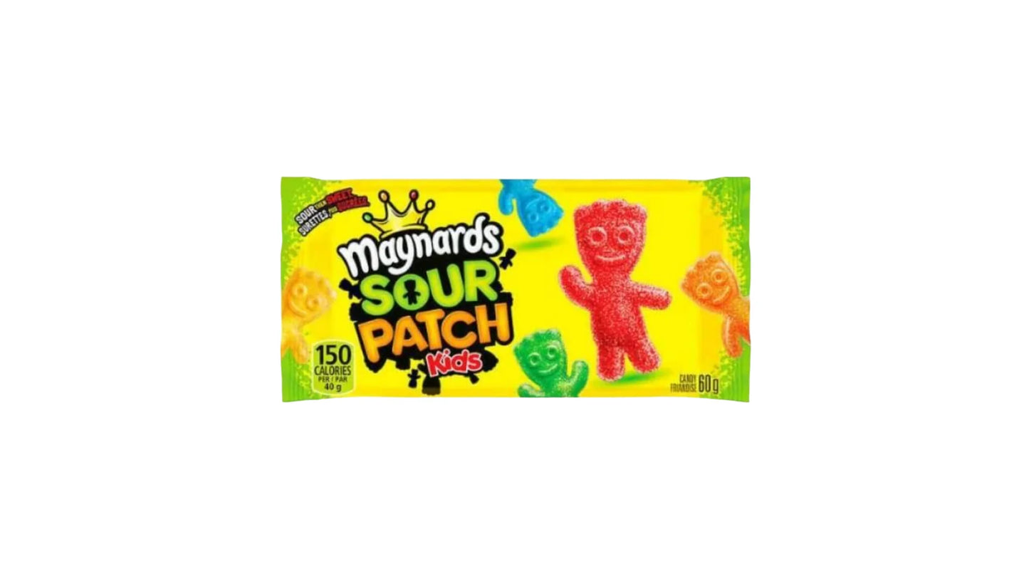 Caramelos para niños Maynards Sour Patch (Canadá)