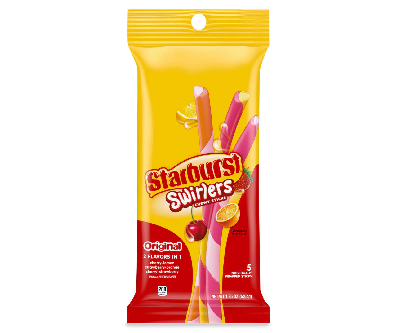 Palitos de caramelo masticables Starburst Swirlers