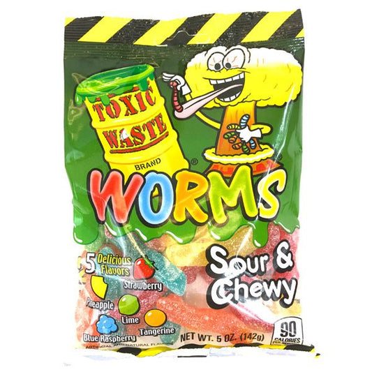 Toxic Waste Worms Sour & Chewy