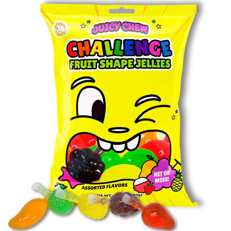 Juicy Chew Challenge Fruit Shape Jellies