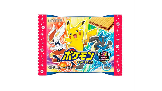 Galleta de oblea de chocolate Lotte Pokémon (Japón) 