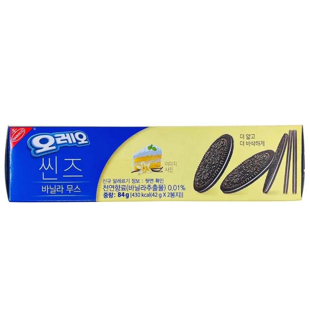 Oreo Thins Mousse de vainilla (Corea)