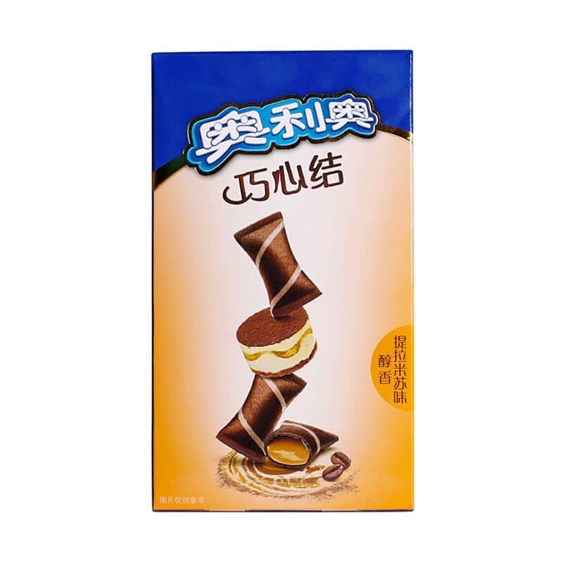 Tiramisú con bocaditos de oblea Oreo (China)