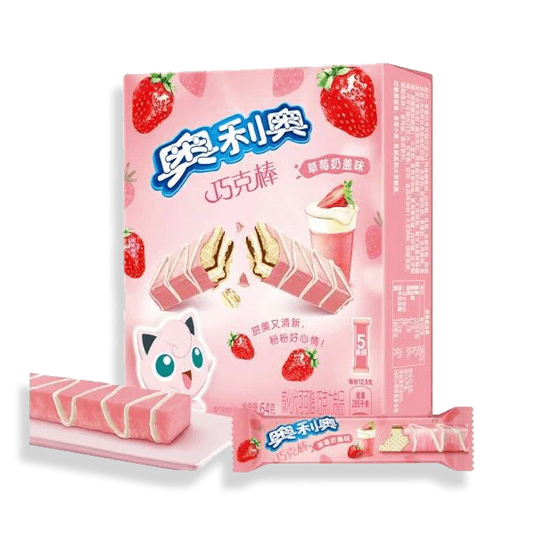 Oreo Strawberry Milkshake Wafers (China)