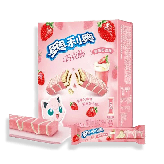 Oreo Strawberry Milkshake Wafers (China)