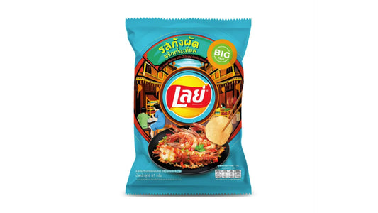 Lays Stir Fried Shrimp with Chili and Garlic Flavor (Thailand)