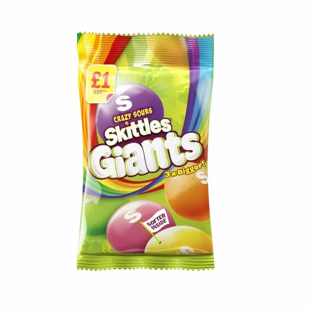 Skittles Giants Crazy Sours (UK)