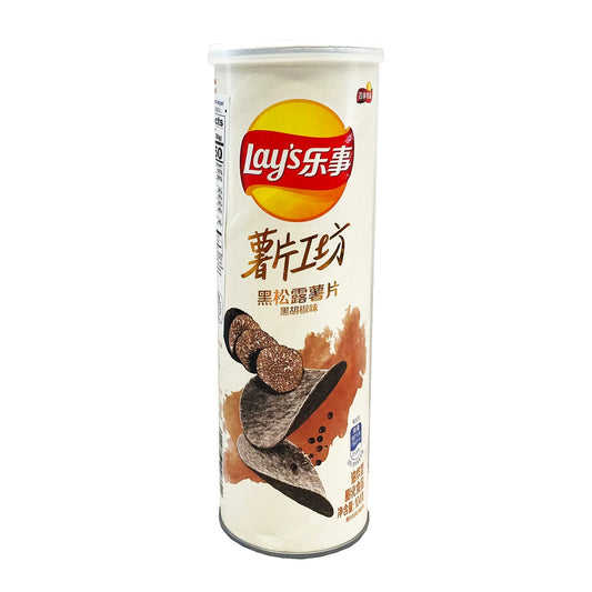 Lay's Stax Trufa Negra Pimienta Negra (China)