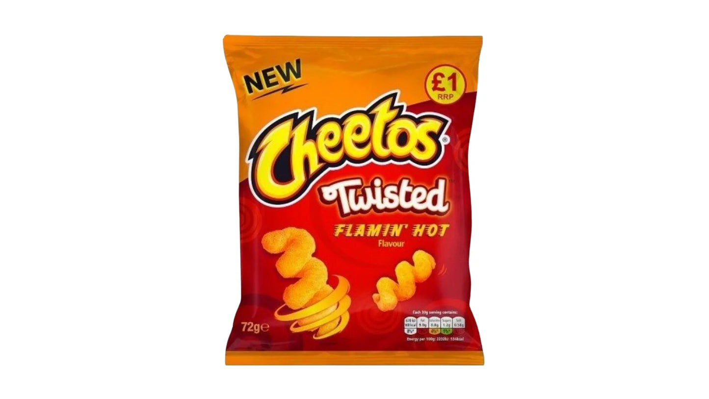 Cheetos Twisted Flamin Hot (Reino Unido)