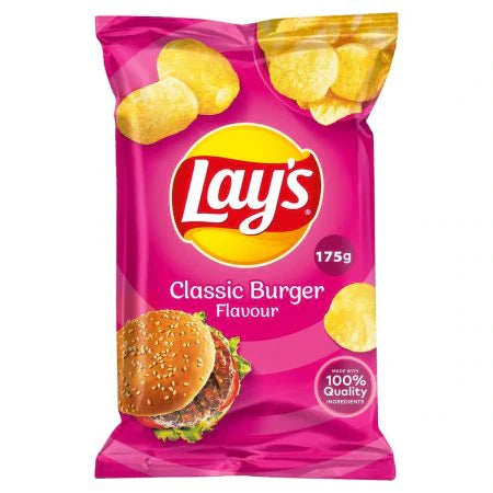 Sabor hamburguesa clásica de Lay (Bélgica)