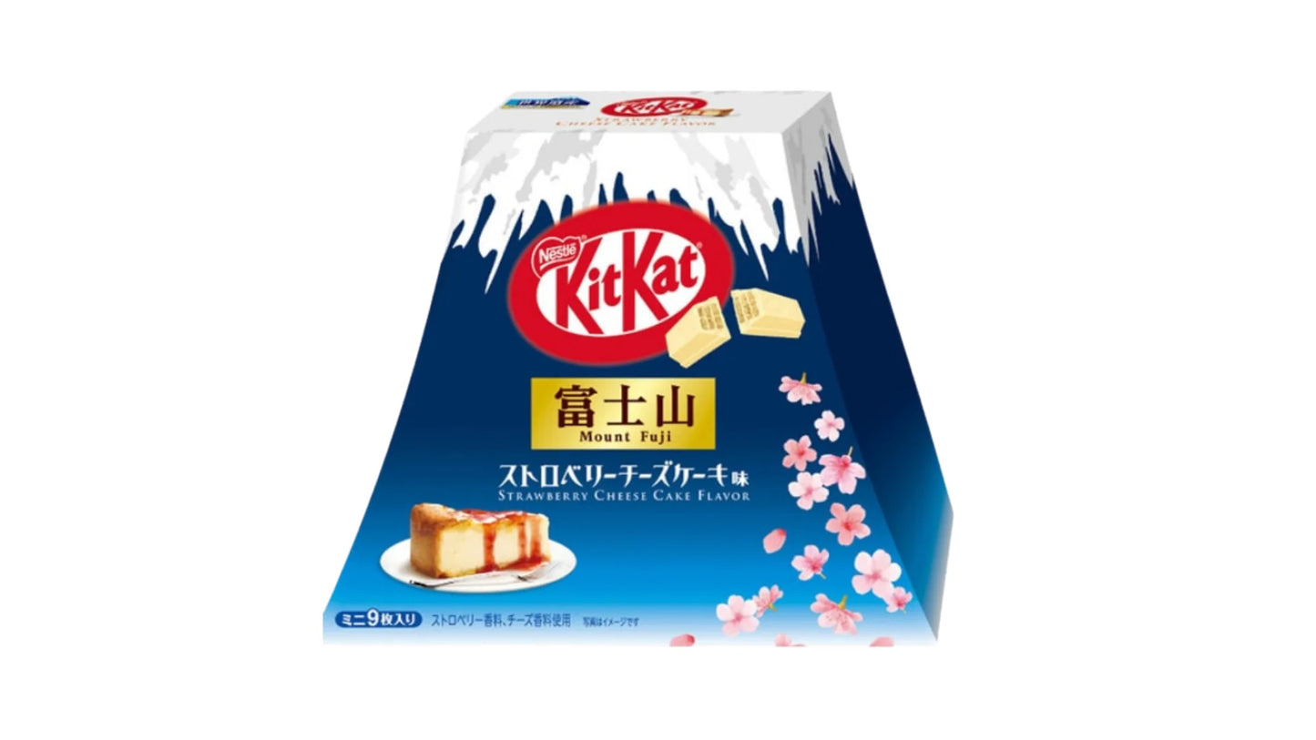 Kit Kat Mount Fuji Limited Strawberry Cheesecake Flavor(Japan)