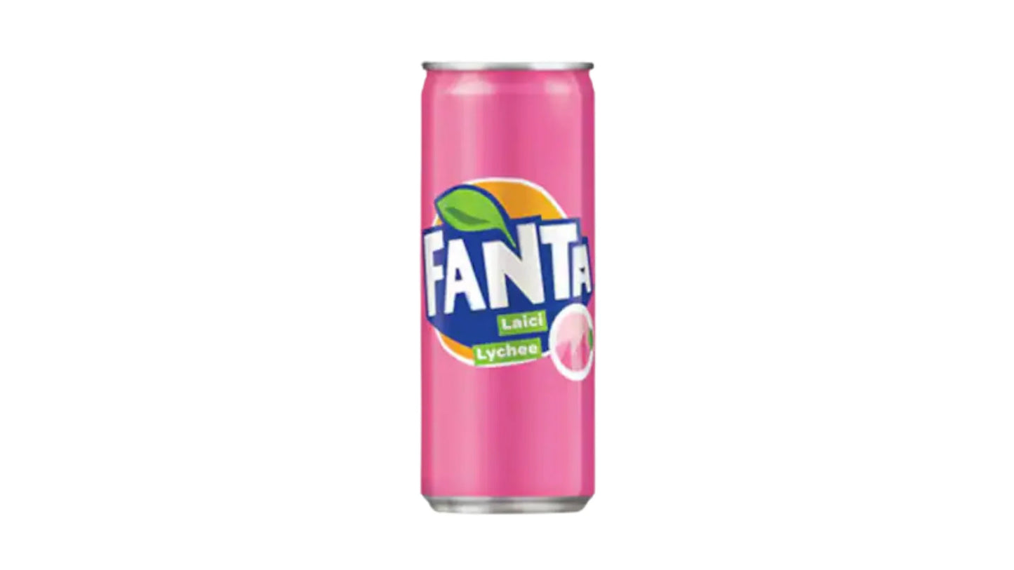 Latas de Fanta Lychee (Malasia) 