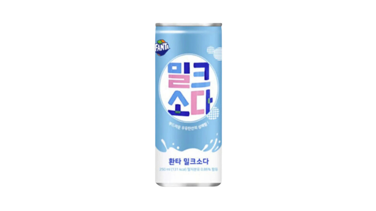 Refresco de leche Fanta (Corea del Sur)