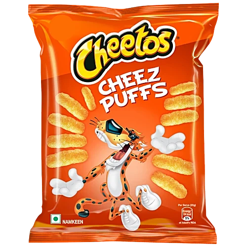 Cheetos Cheez Puffs Snack from India - Cheesy & Crunchy