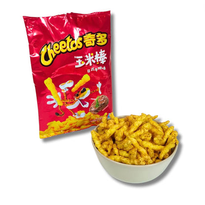 Cheetos Japanese Steak Corn Snack - Savory Grilled Steak Flavor from China