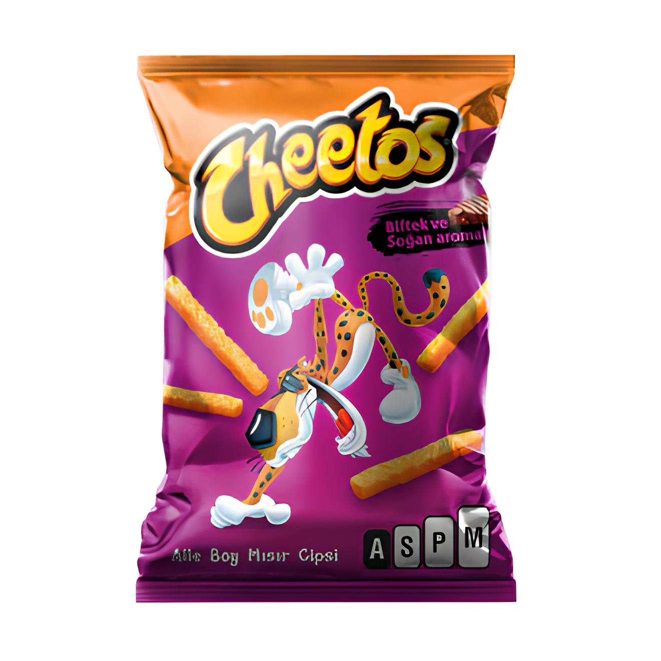 Cheetos Steak & Onion Flavor Snack from Turkey - Bold & Savory