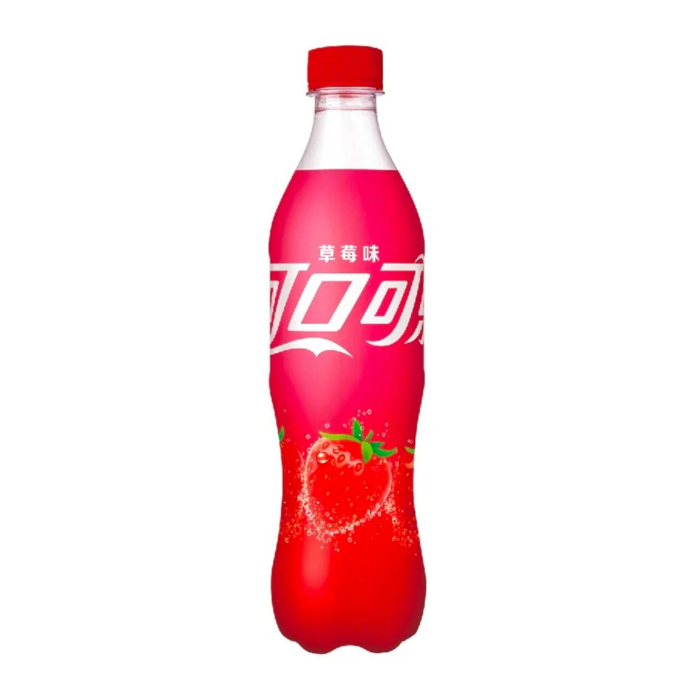 Coca Cola Strawberry Soda - Limited Edition Flavor from China