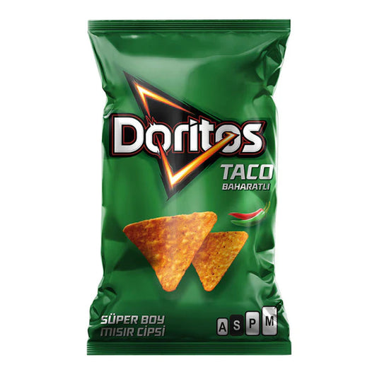 Doritos Taco Spice Corn Chips - Bold Turkish Snack, Spicy Flavors