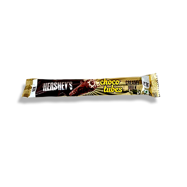 Hershey Creamy Milk Chocolate Tubes 25g India – Smooth and Decadent Treat