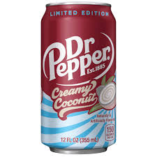 Dr. Pepper Cream Coconut Cans