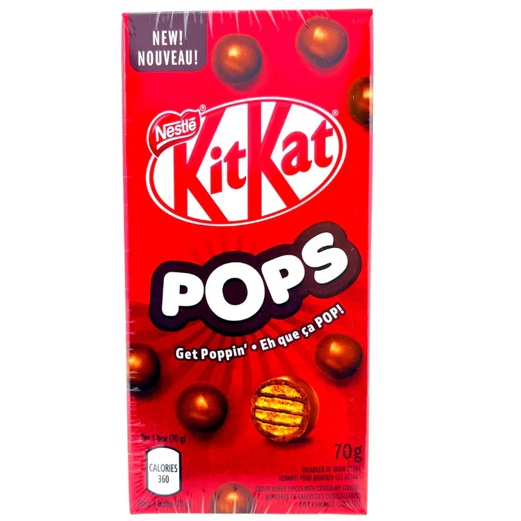 Kit Kat Pops Mini Chocolate Bites - Canada - Bite-sized crispy wafer treats with chocolate coating