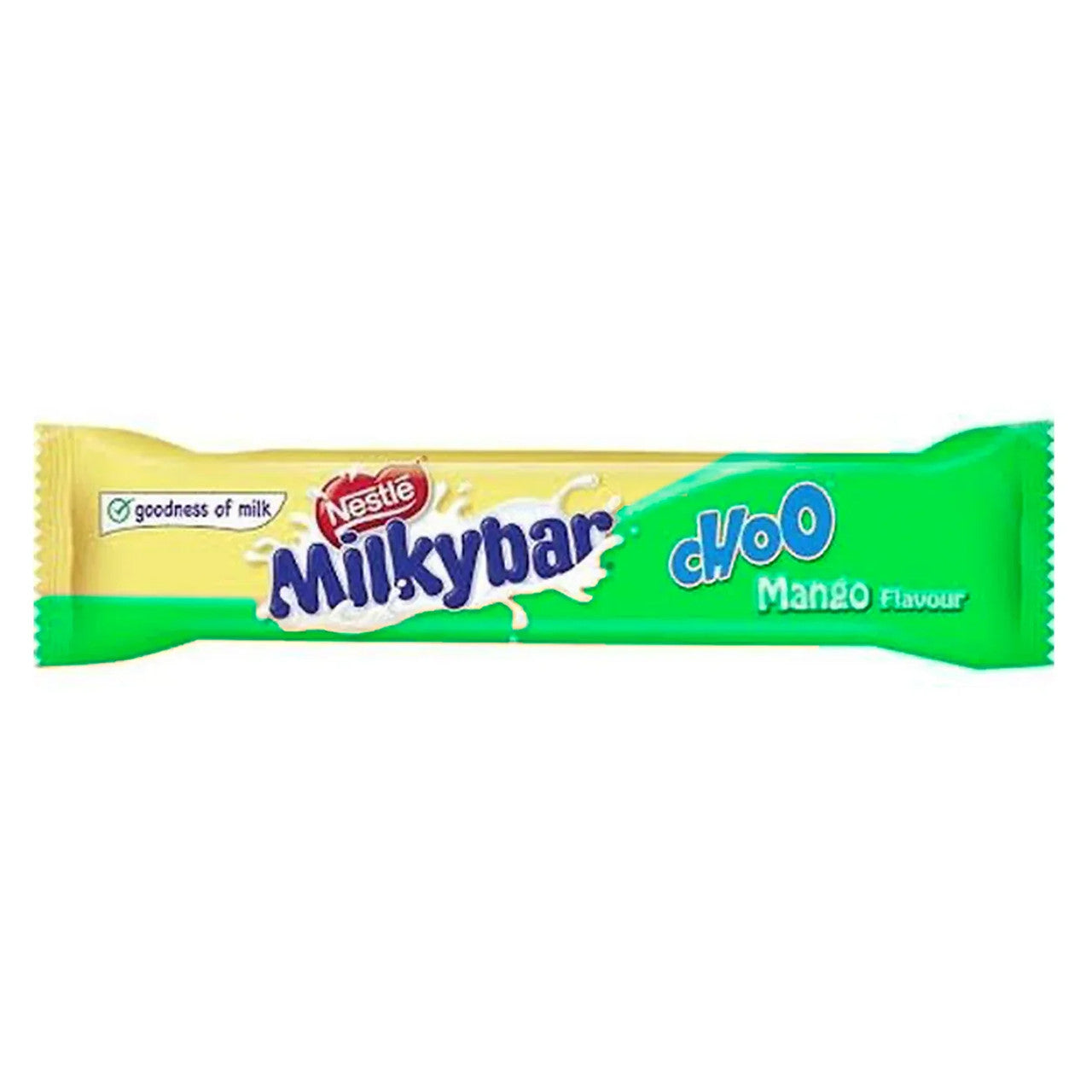 Milky Bar Choo Tangy Green Mango flavor candy from India