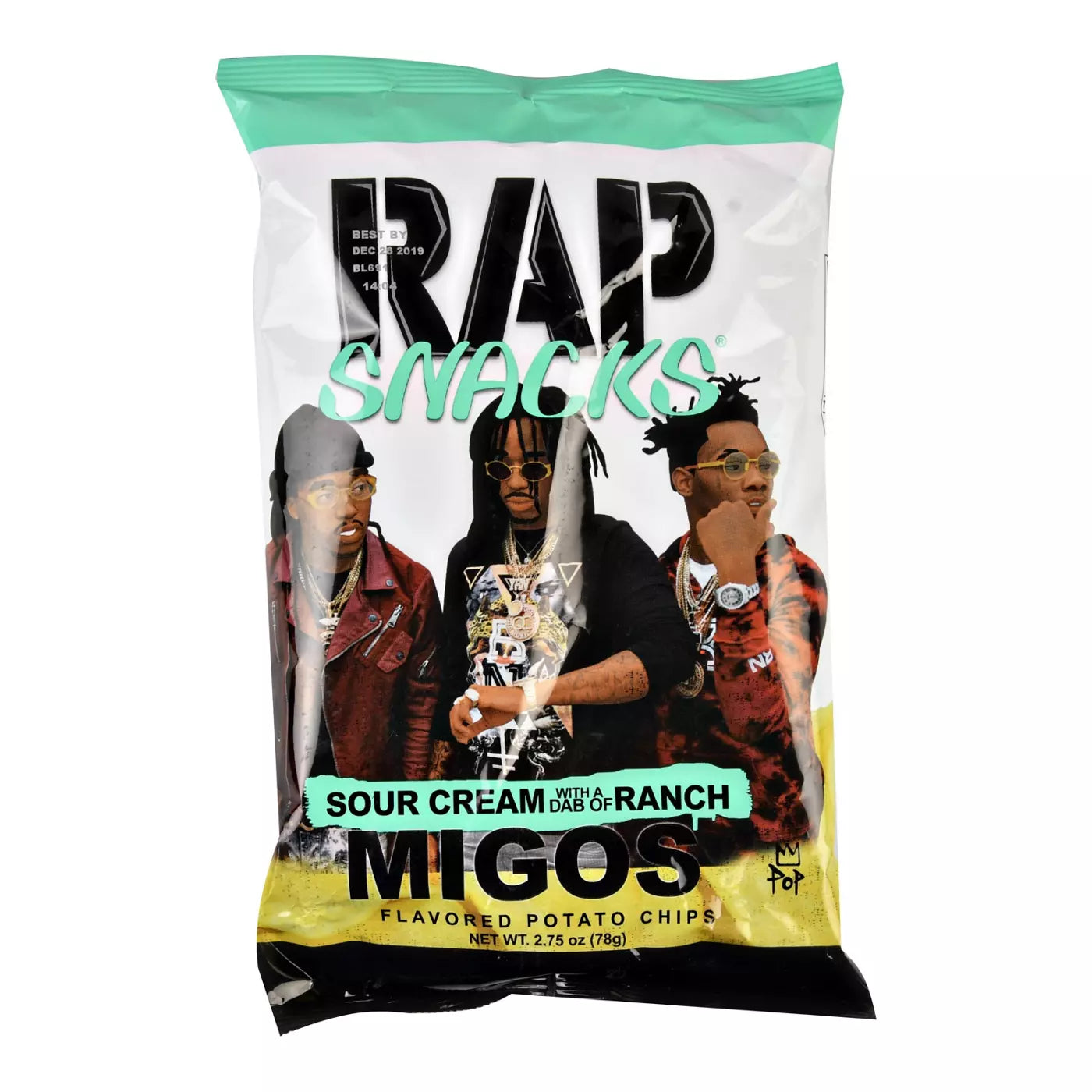 Rap Snacks Migos Crema Agria Con Ranch