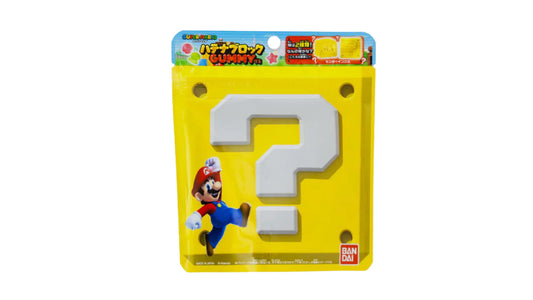 Bandai Super Mario Mystery Gummy Block Candy from Japan - Fruity gummies shaped like Super Mario characters